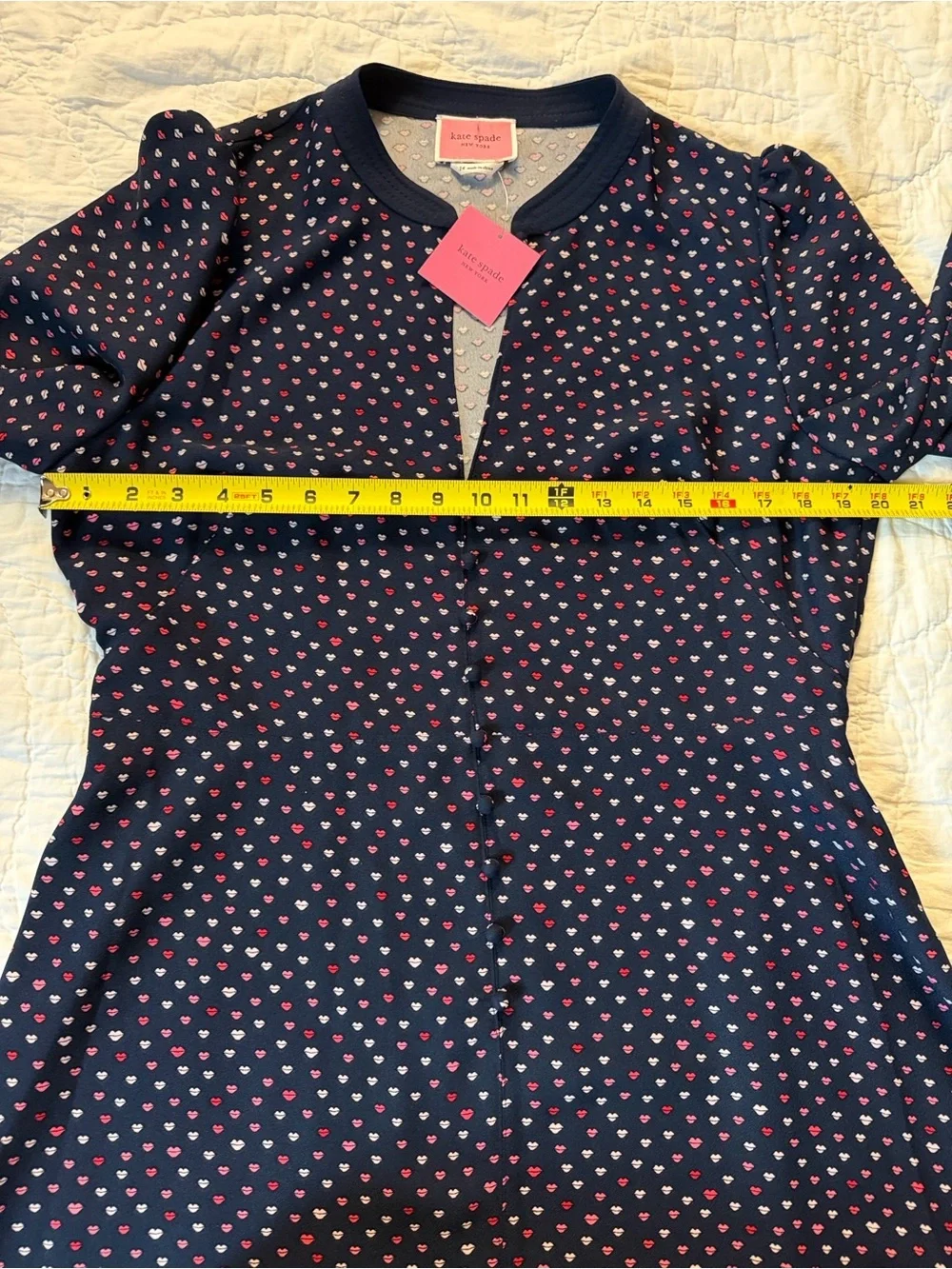 NWT kate spade new york Women's Lips Crepe Dress size 14